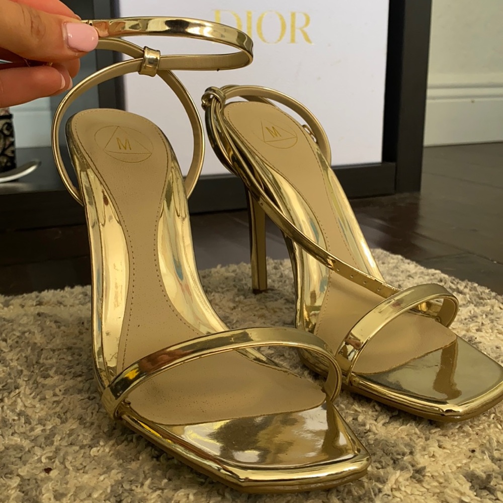 Missguided Gold Heels